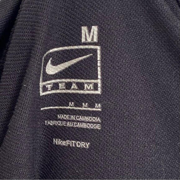 Nike Pro men dri fit men black long sleeves  logo shirt. Size M. Used. - Picture 7 of 9